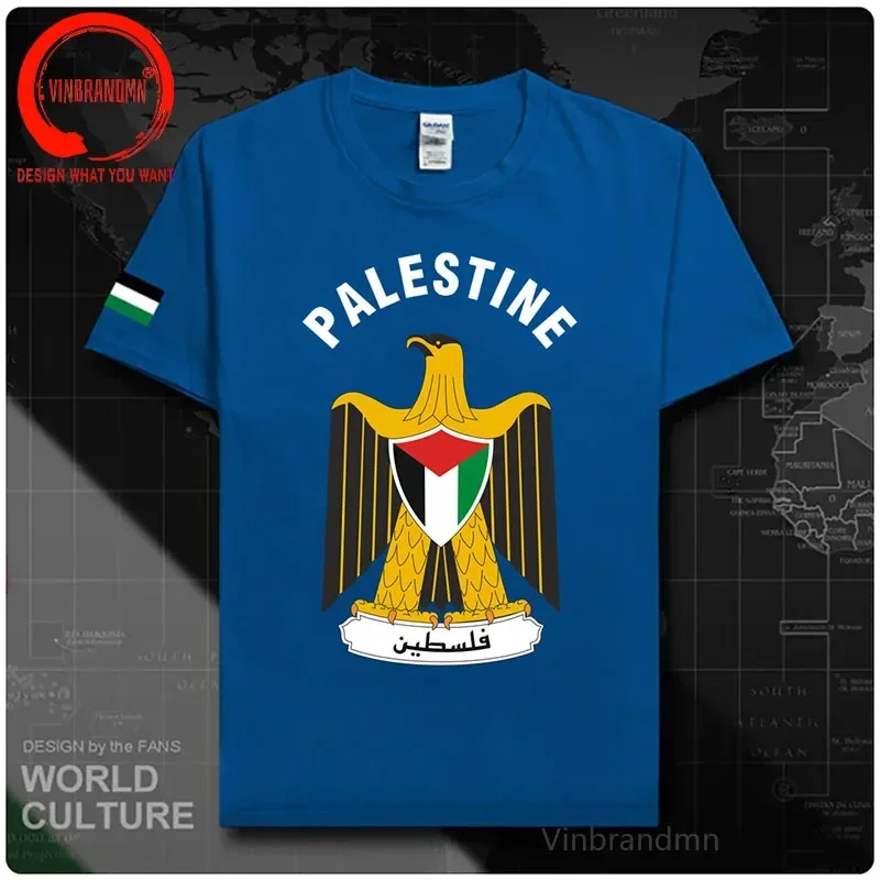 PALESTINE T-Shirt 3D Print Casual Street Letter TShirt Nation Flag Palestina College Oversize Coat of Arms T Shirt Men Clothing