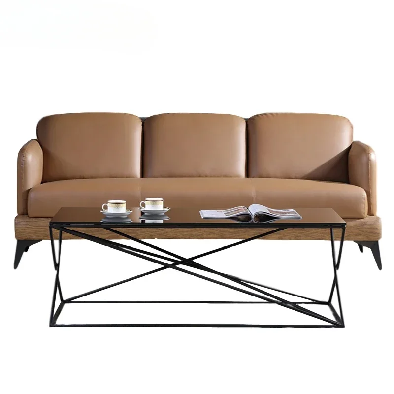 

l Furniture 1+1+2 Office Sofa Set Five Seater Modern Couch Set living room sofas office furniture