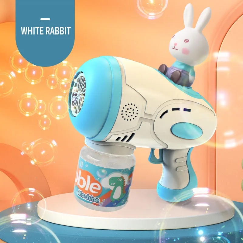 Arma de Bolha Elétrica para Crianças, Brinquedos do bebê, Jogos de Festa, Ventilador Automático, Presente de Páscoa ao ar livre, Novidade