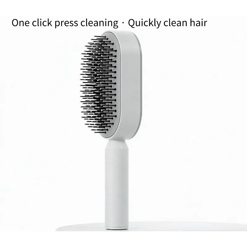 Haarrollerbürste mit Positionierklammern zum Föhnen und Stylen und passendem Rundhaarbürstenset mit abnehmbarem Griff – Detail 7