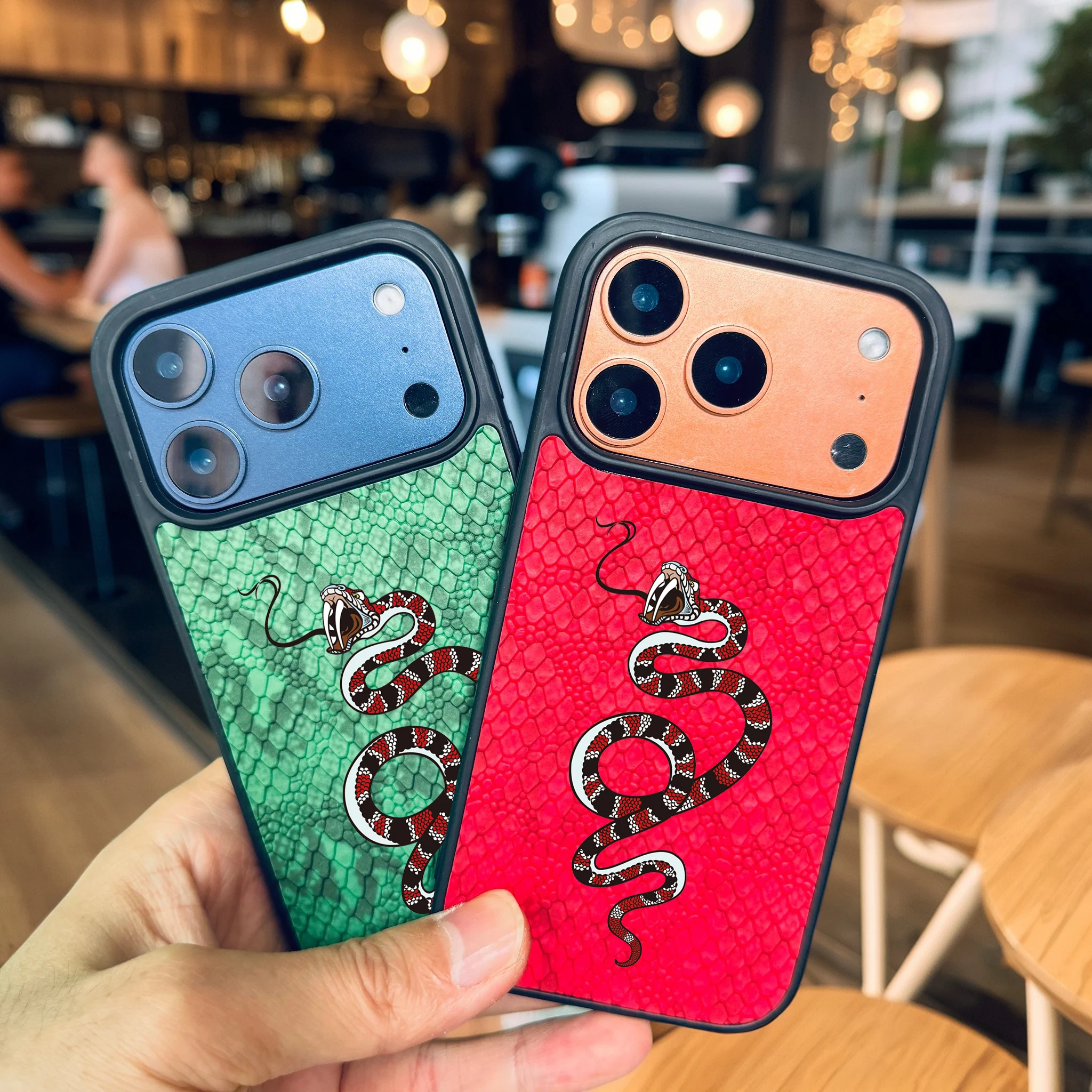 빈티지 뱀피 무늬 아이폰 17 16 15 14 플러스  - Phone Cases Vape 리뷰 및 가격