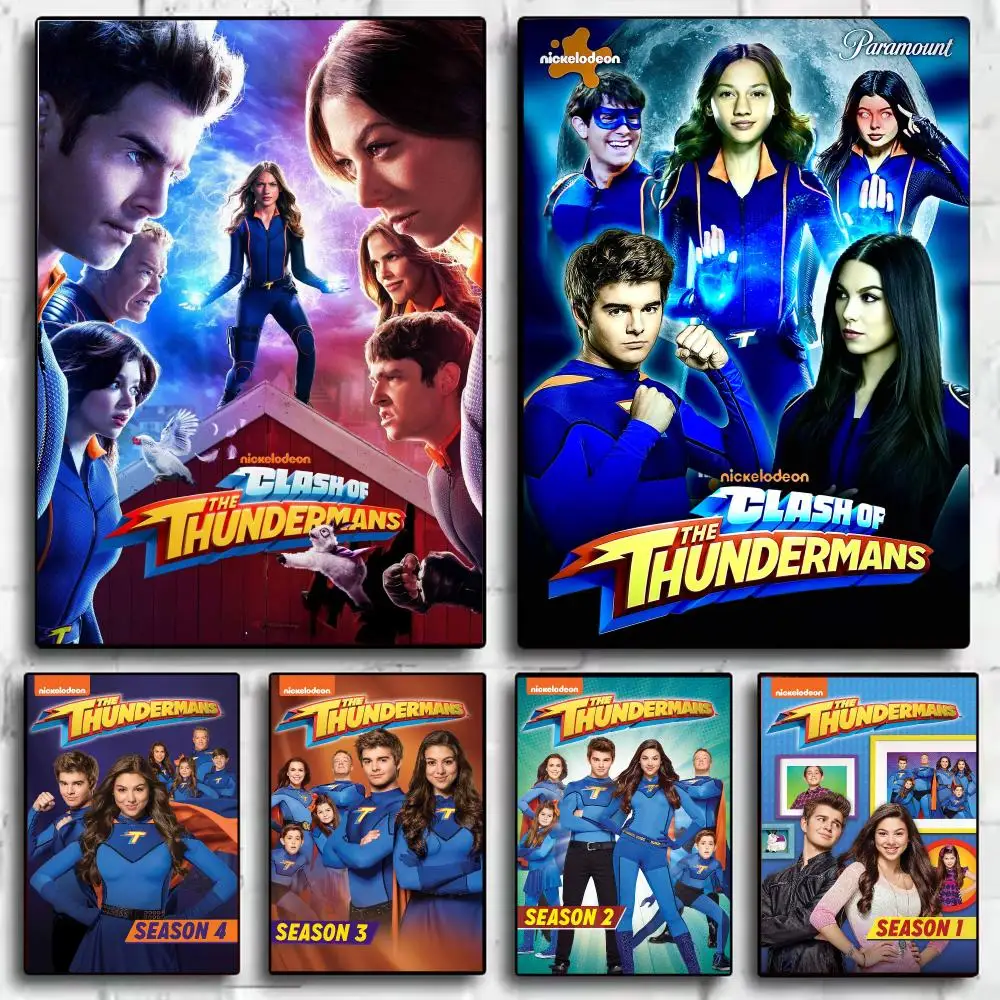 New Movie C-Clash of the Thundermans Poster Aesthetic Wall Art Poster Modern Minimalist Nordic Home Decor Room Decoration