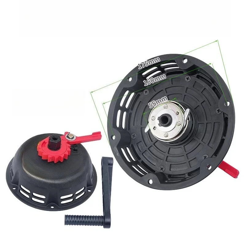 For diesel engine generator hand pull tray water pump micro tiller starter
