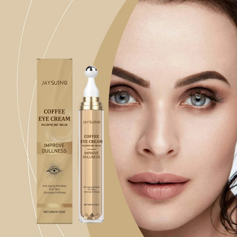 

Caffeine Eye Cream Roller For Gentle Massage Moisturizing, Aids Collagen Elasticity, Helps Improve Eye Firmness And Freshness