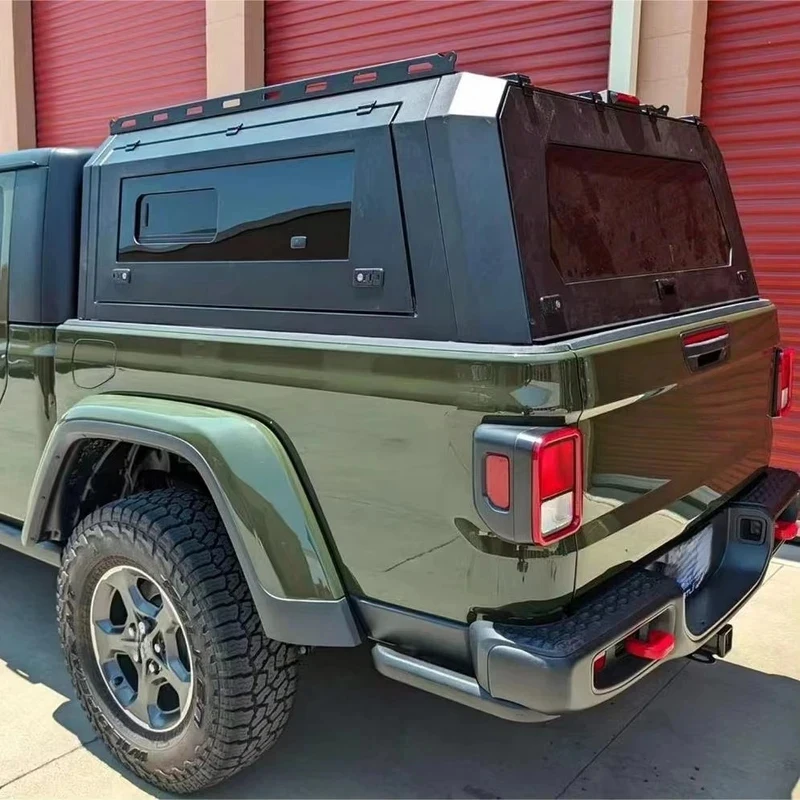 

Steel Canopy with Window for Gladiat 2021 - Heavy-Duty Truck Bed Cover, Weatherproof Hard Top, Off-Road Compatible