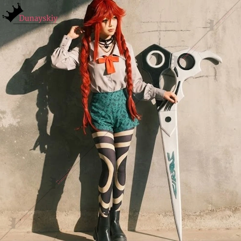 

CR6.10*Riyo Reaper Cosplay Anime Gachiakuta Doll Festival New Outfit Fashion Gary Coat Y2K Shots Choker Wigs Halloween Party