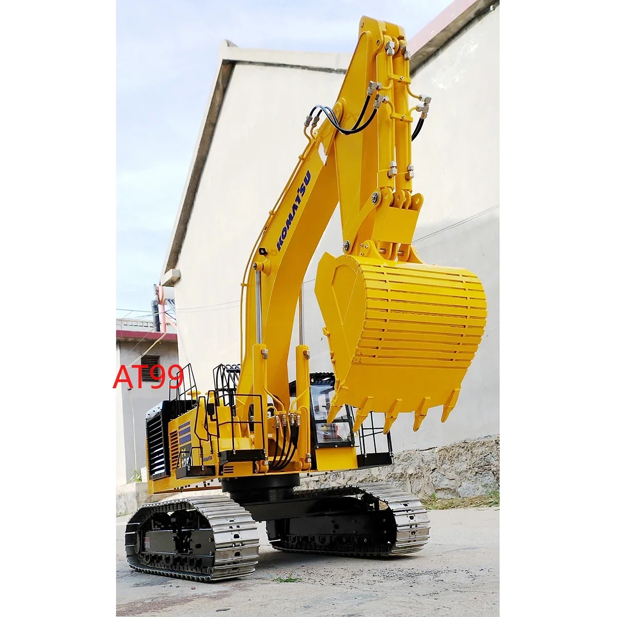 1/8 PC1250 RC Excavator Metal Heavy Engineering Excavator with Light and Sound System Adult Remote Control Truck Toy