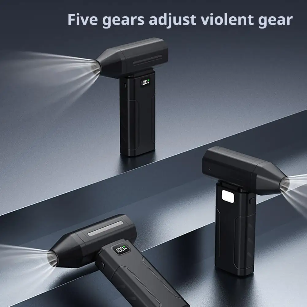 

Powerful Portable Violent Mini Fan High Speed Air Duster Blower For Car Snow Removal, Dust Cleaning, Multi-functional Blower