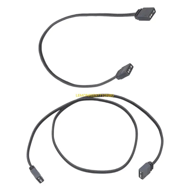 

D7YC ARGB Splitter Extension Cable 30cm/60cm For ARGB Fans And LED Strips Compatibles 3 Pin Female Connectors