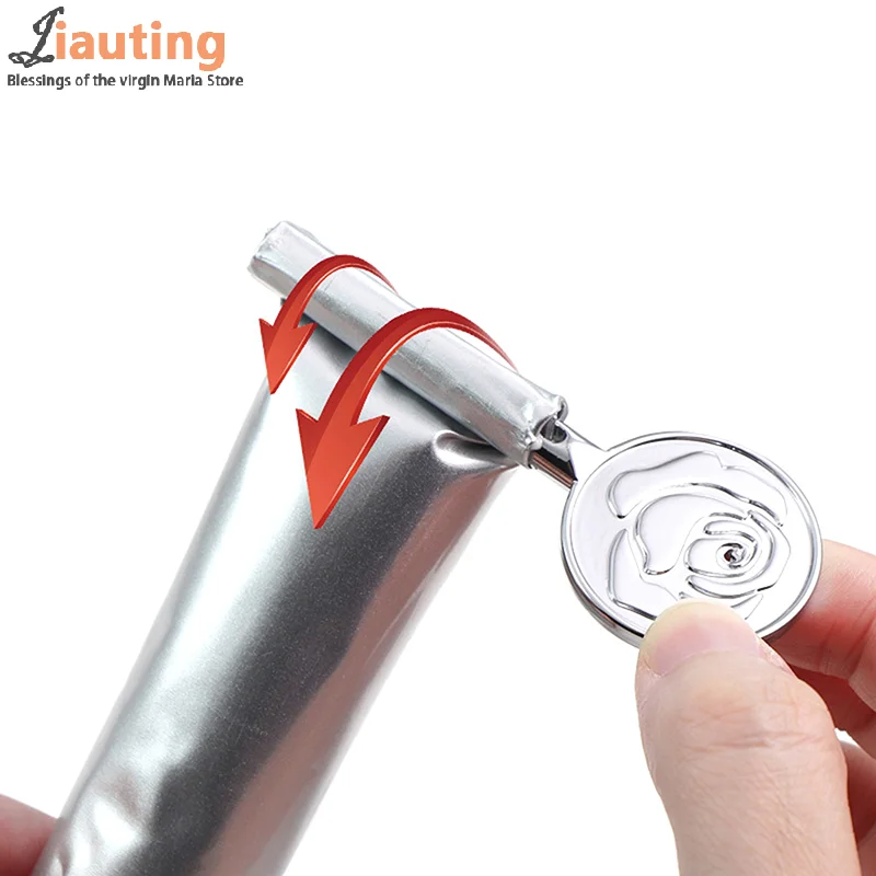 Cast Iron Toothpaste Tube Squeezer, Manual Toothpaste Dispenser, Bathroom Accessories Metal Tube Wringer, No Power Required