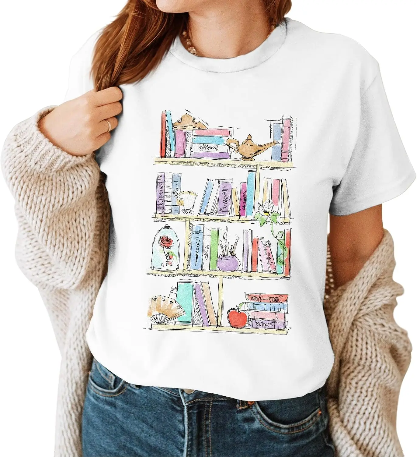 Halloween Shirt - Reading Tshirt - Back to School Teacher T-Shirts