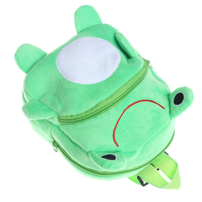 Frog mini schoolbag baby backpack children\'s shool bags kids plush backpack