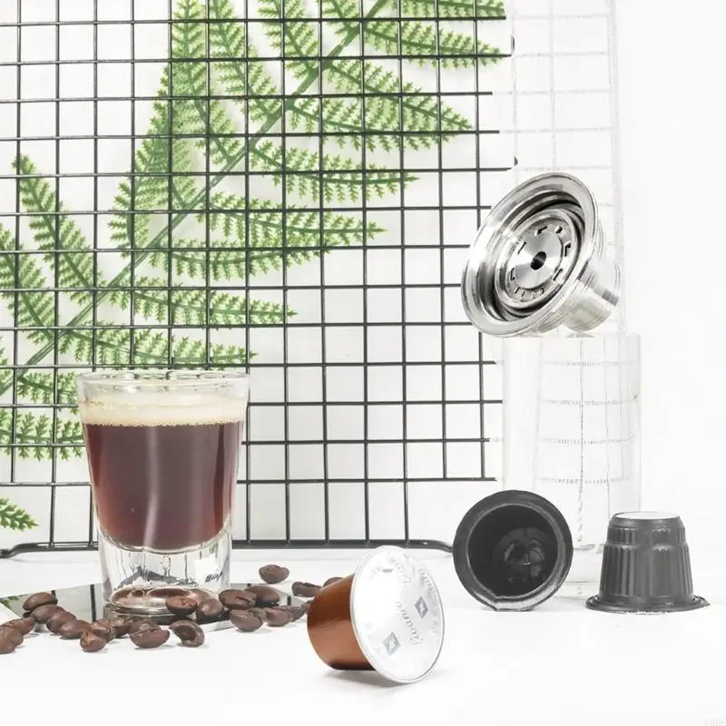 Convertitore capsule U0DE Large a piccoli capsule Filtro in acciaio inossidabile per espresso Vertuolina GCA1 Accessori