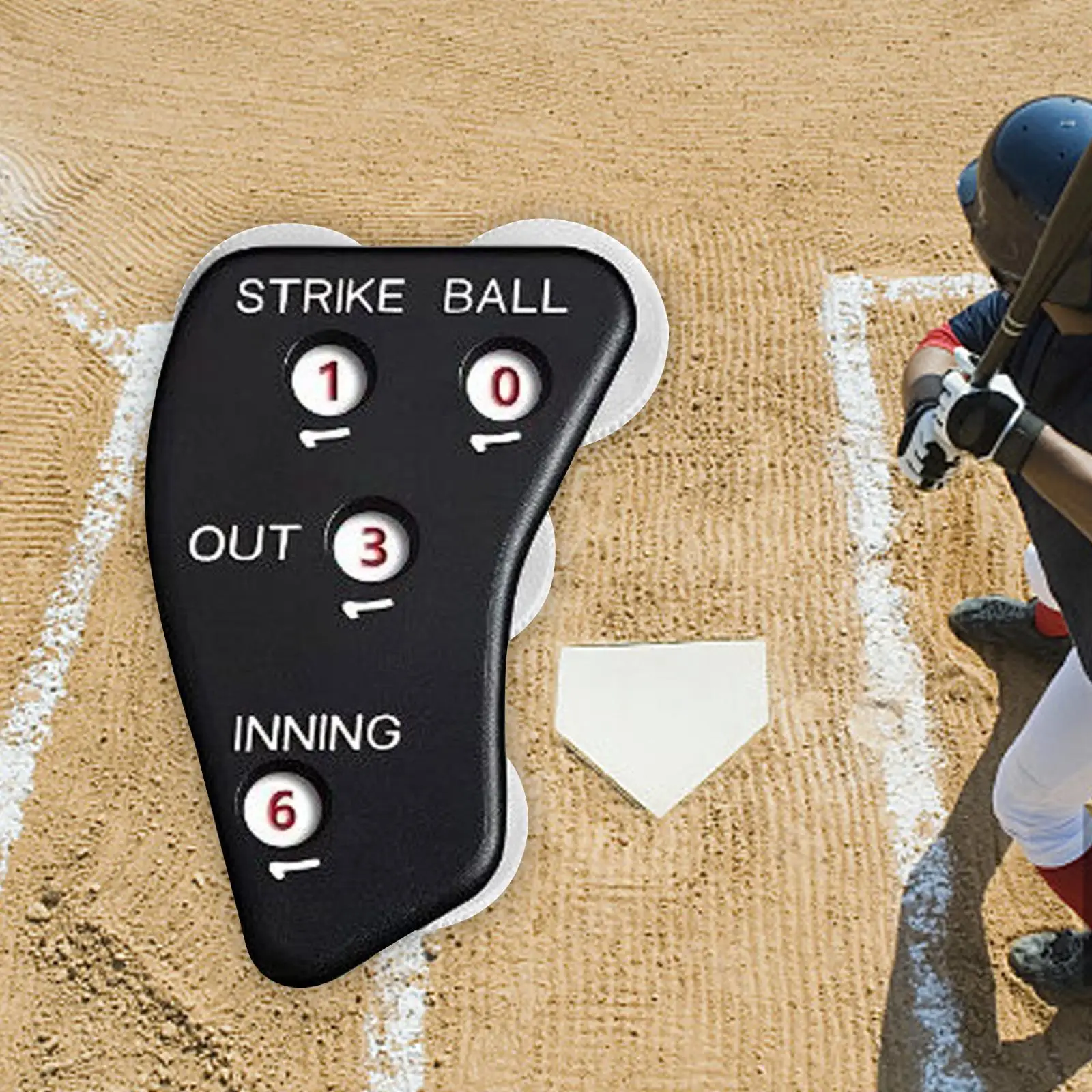 Baseball Umpire , Baseball Umpire Equipment Non Slip Surface 8cmx6cm Score