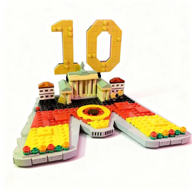 610pcs MOC Editions Jamal Musiala Football Highlight Model Building Blocks Christmas Gift Toy Construction Creative Assemble