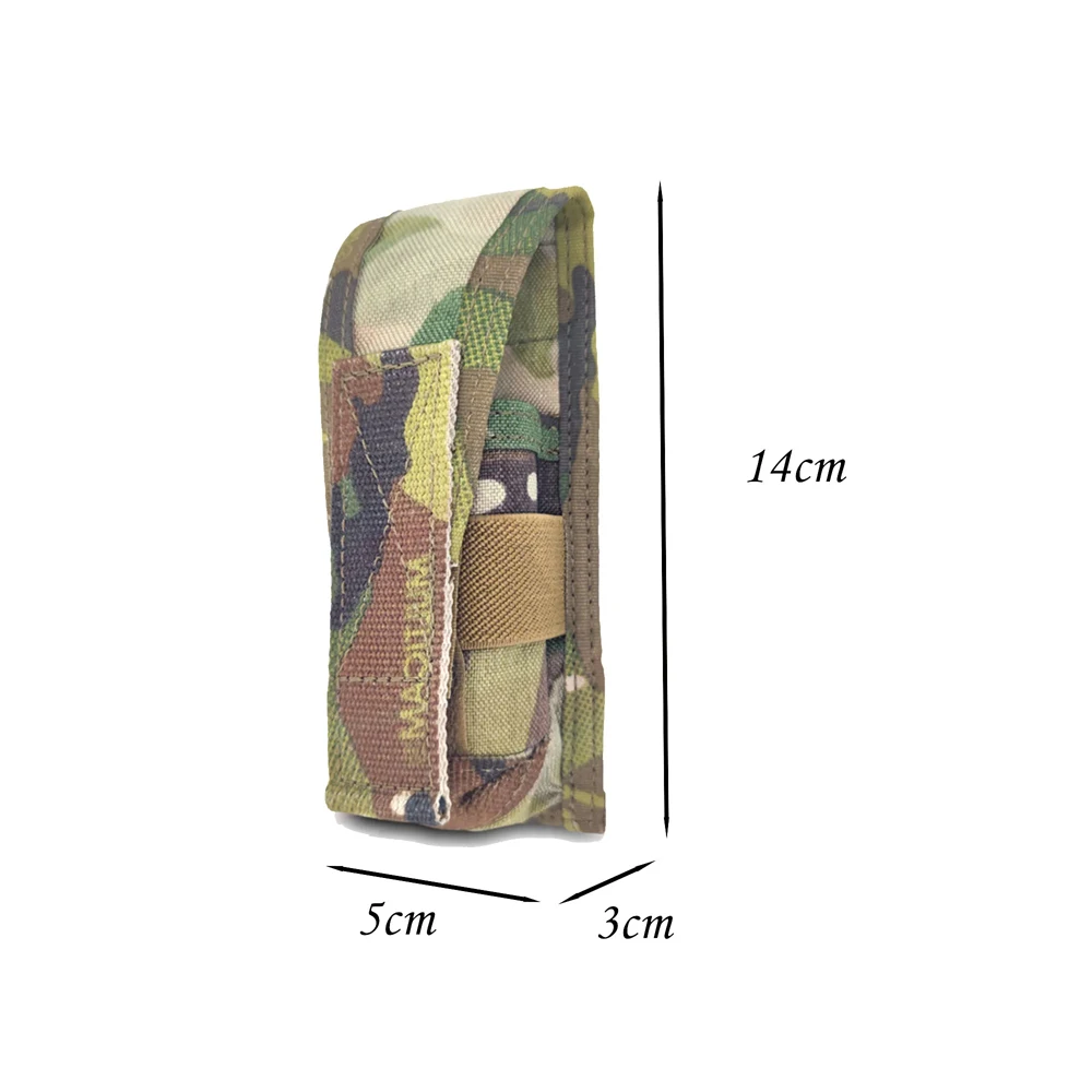 Cinturón CP para exteriores Molle, bolsa magnética individual de 9mm, kit de herramientas multifuncional de camuflaje