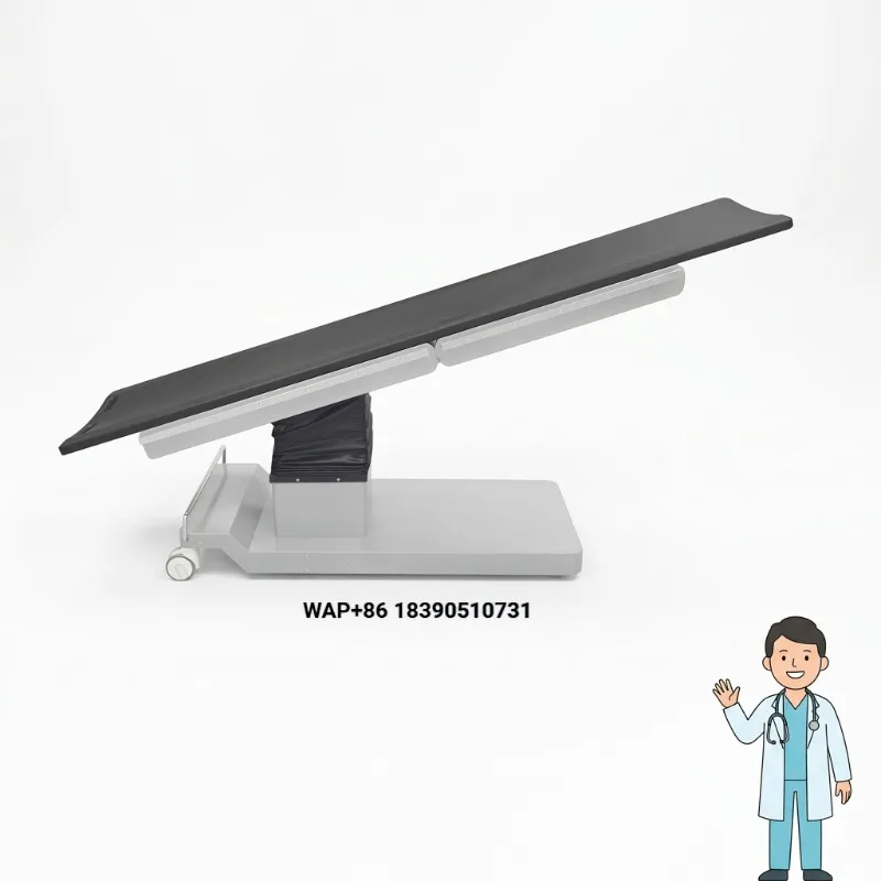 Electric operating table, compatible with C-arm bracket 360 ° X-ray carbon fiber