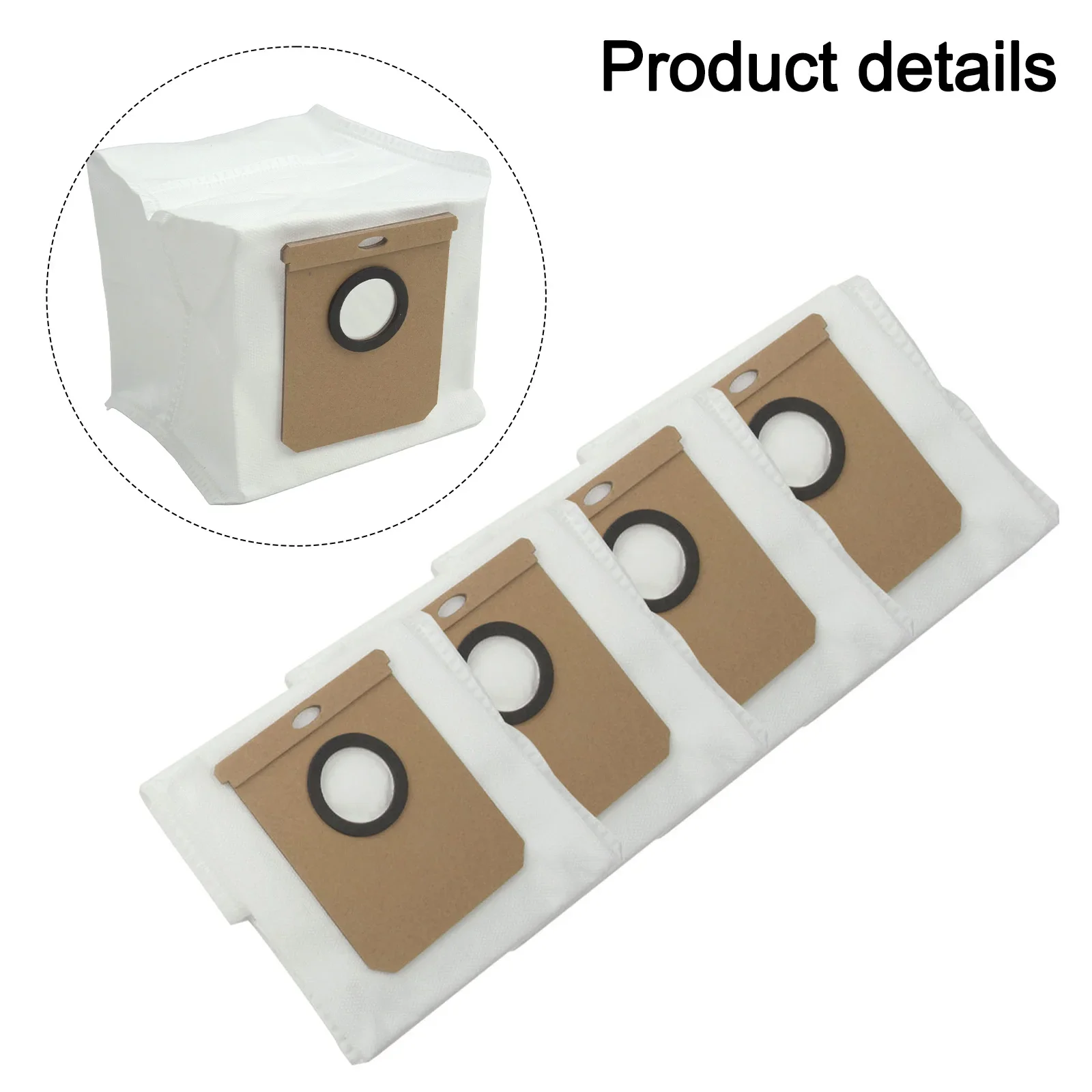 

5-Layer Filtration Bags Dust Bags Clean Hygienic Floors Vacuum Bags Bags Non-specific Size For Ultra Power Robot