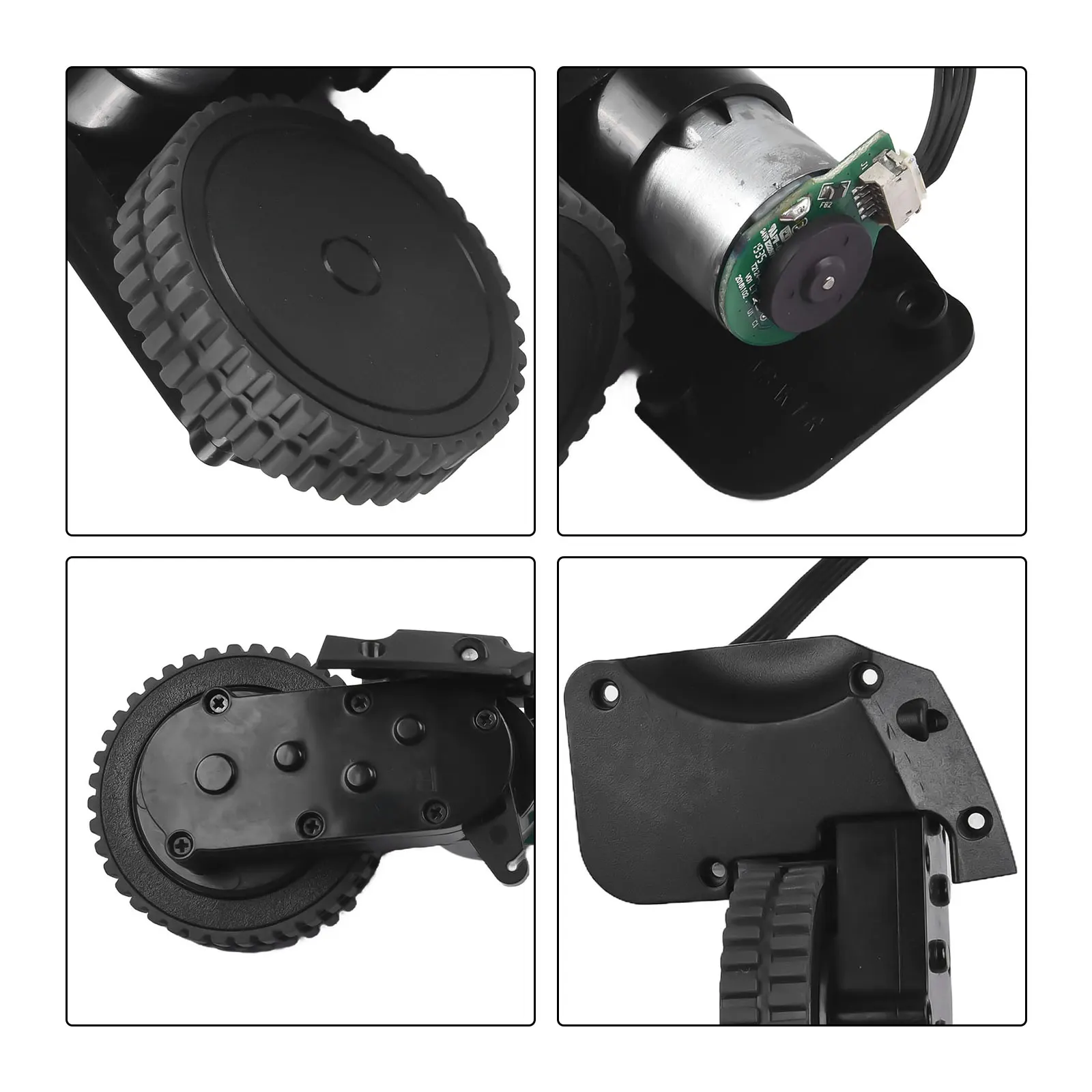 Black for durable G10 For Conga 1090 950 G10 High Quality Material Left Wheel Right Wheel Black for durable G10