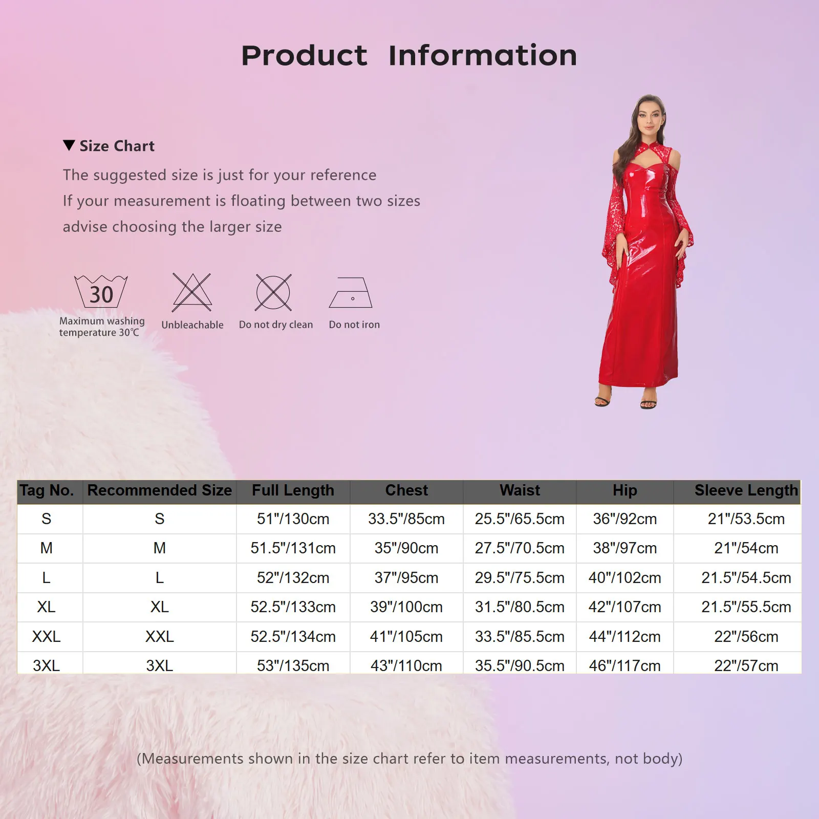 فستان ماكسي نسائي على الطراز القوطي Steampunk مزين بالدانتيل اللامع من البولي يوريثان بأكمام واسعة وفتحة من الخلف فستان بحاشية مقسمة للحفلات والنوادي