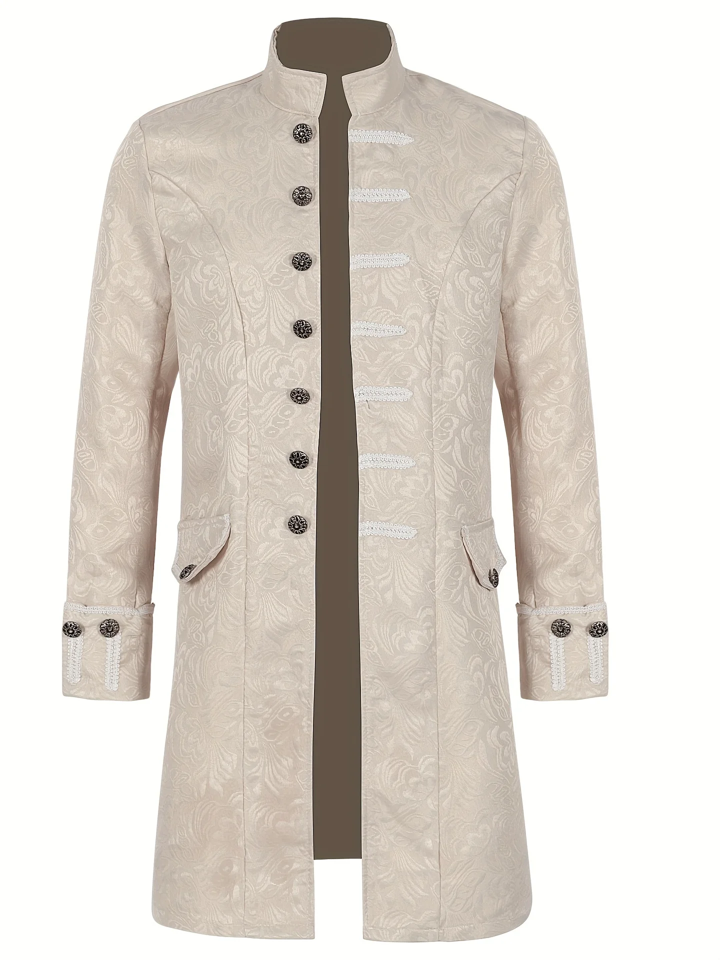 Gabardina Medieval Steampunk para hombre, disfraz de Príncipe de teatro, vestido victoriano gótico Retro, uniforme, ropa de Halloween