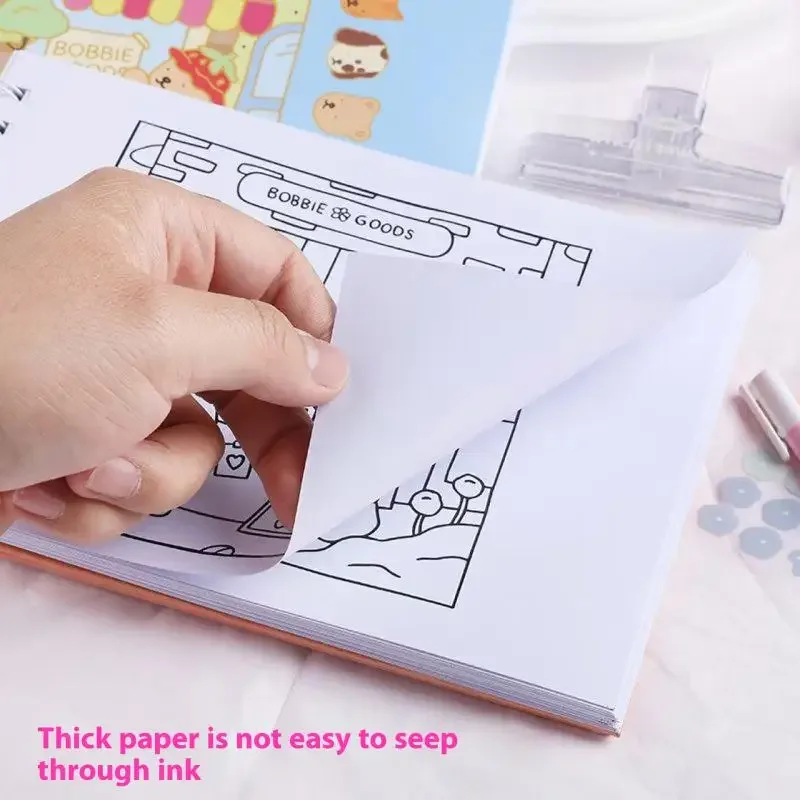 

High Quality 50-Sheets Bobbie Good Educational Doodle Coloring Book for Adults and Teens; Kid's Stationery Gift
