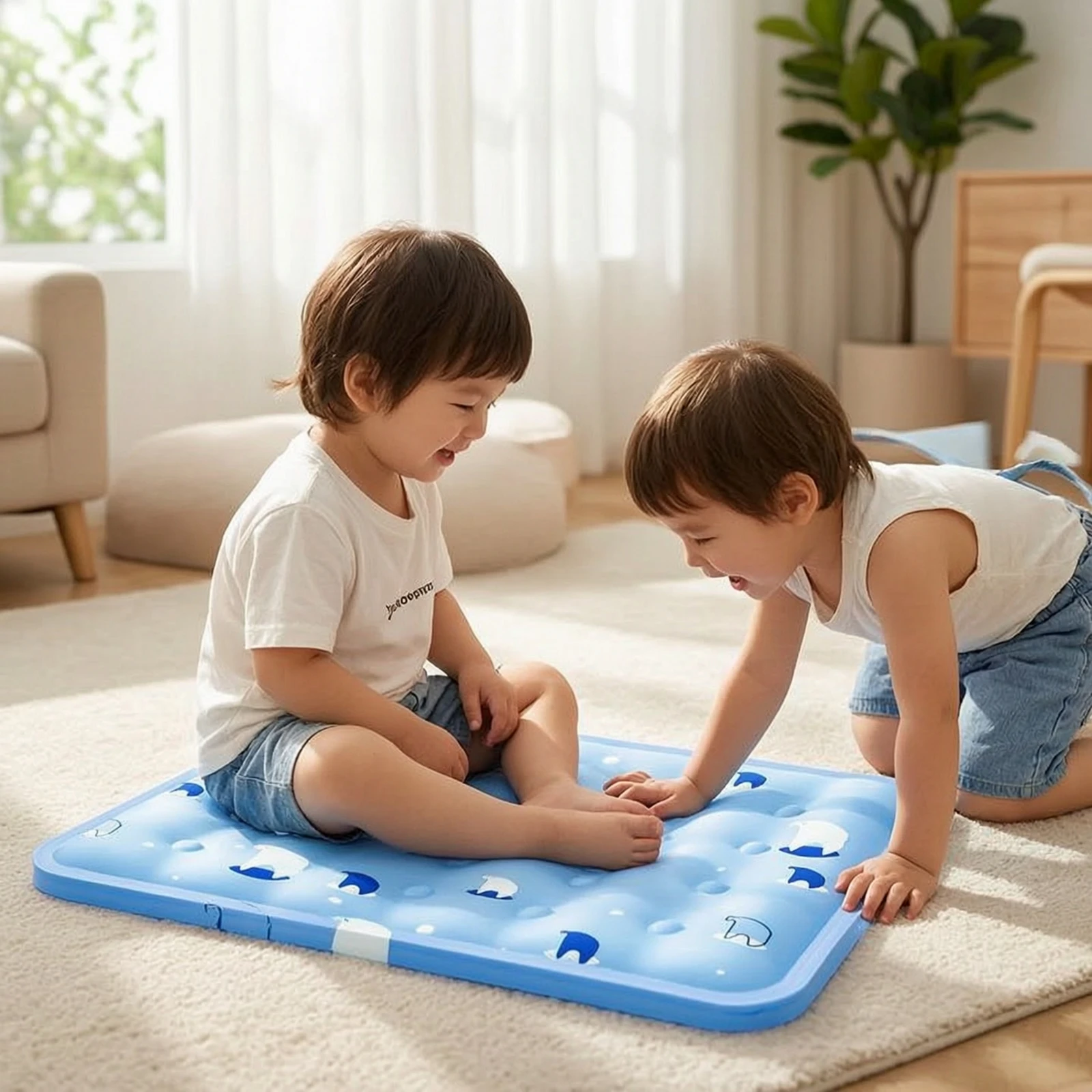 Cooling Seat Cushion Waterproof Gel Seat Cushion Chair Pad with Gel Low-Profile Machine Washable for Office Workers