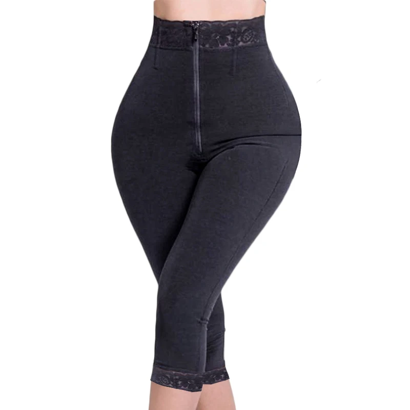 High Waist Butt Lifting Shorts Knee Short Double Compression Lift Buttoks Bbl Faja Shapewear Women Push Up Tummy Control