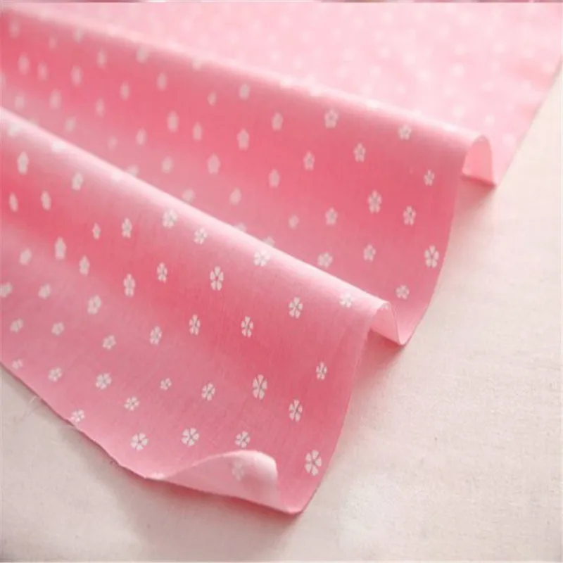 5 Pcs 40*50cm Pink Rose , Bowknot , Stripe Printed Cotton Fabrics Patchwork Sewing Cloth Quilting Handmade Needlework Material