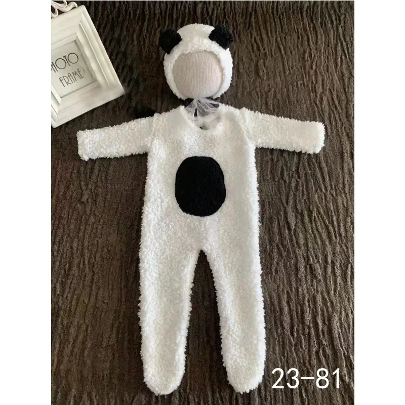 

2024 NEW Cartoon Bodysuits Outfit Photography Props Clothing Newborn Photography Props Newborn Boy Girl Romper Hat Baby Romper