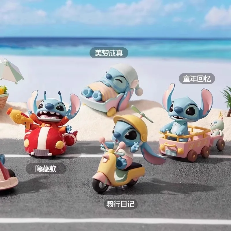 

MINISO Disney Stitch Swim Series слепая коробка аниме прекрасный модный орнамент модель ручная кукла детская игрушка загадочный декор подарки