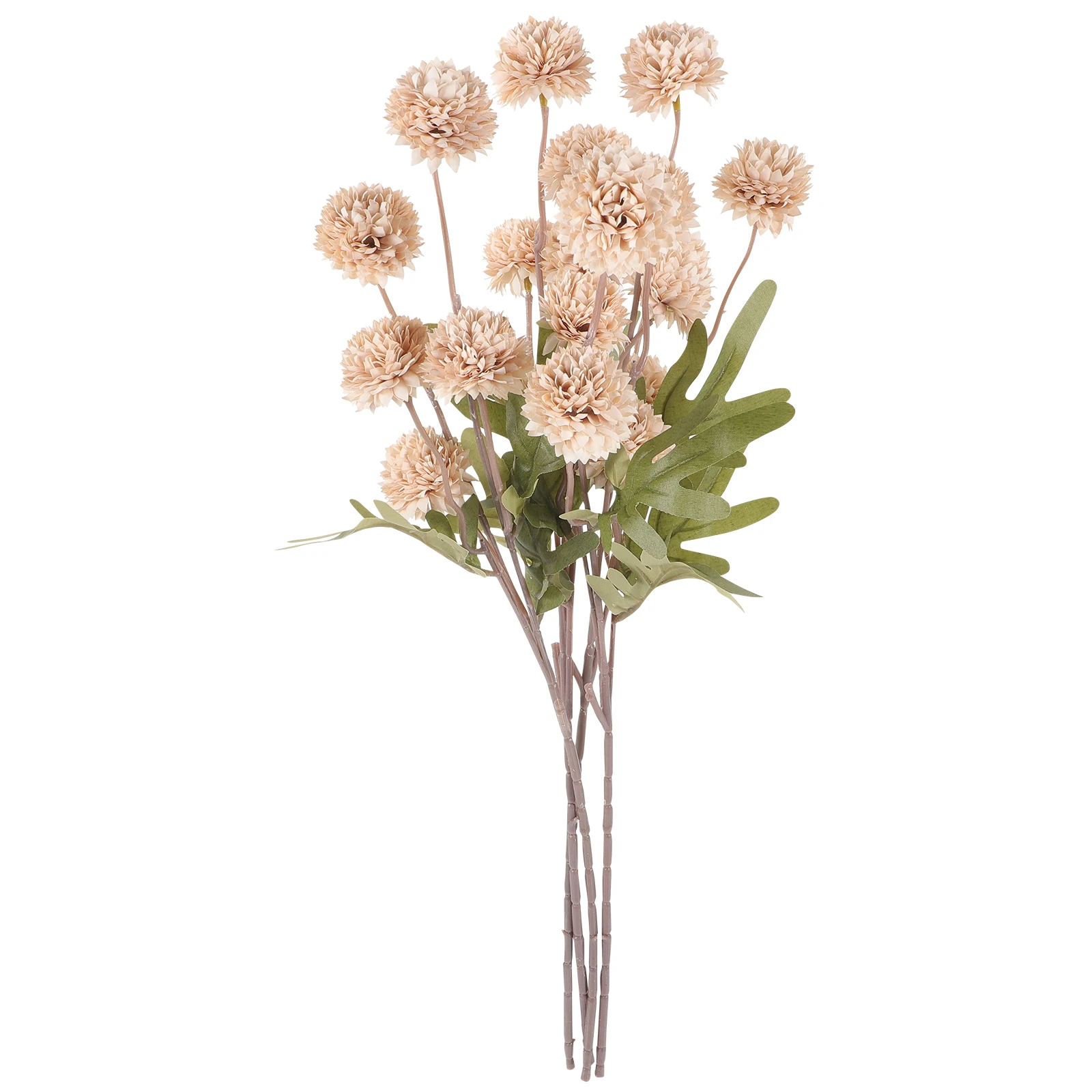 

4Pcs Artificial Flowers Plastic Dandelion Flower Plants Dandelion Hydrangea Vase Ornament Wedding Flower Bouquet Home desk Decor