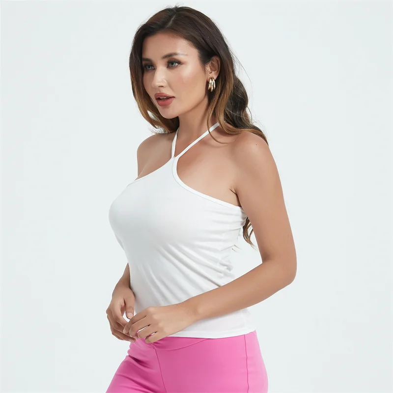 Women Summer Tanks Camis Vest Fashion Casual Sleeveless Cotton Elastic Ladies Street Personality Tanks Tops Tees Hotsweet B3036