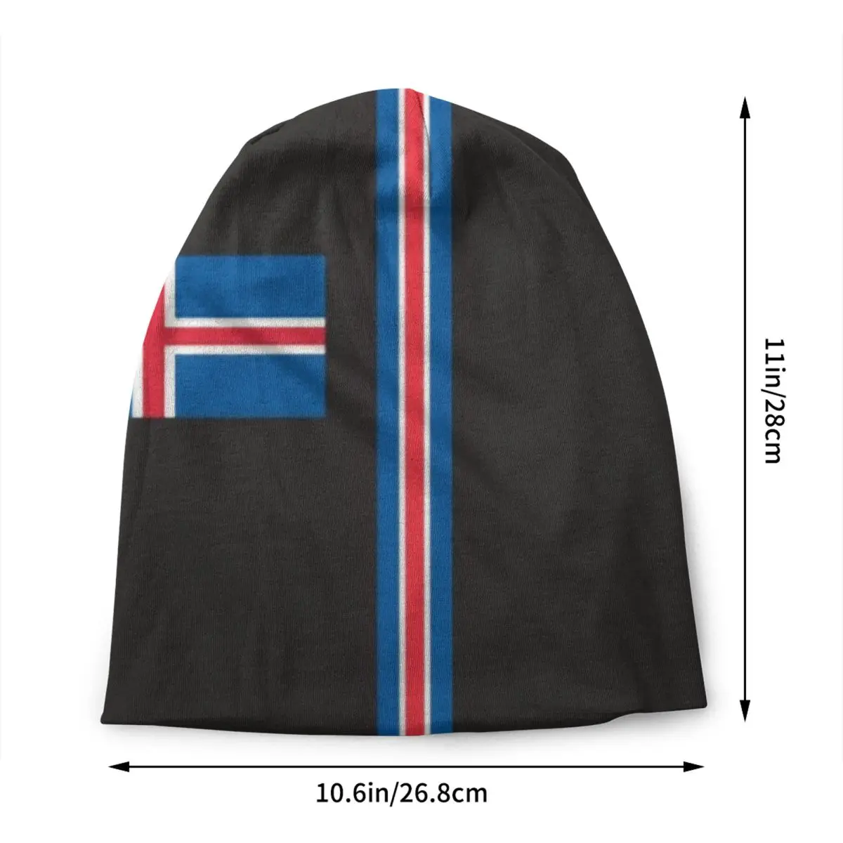 Iceland Flag Beanie Cap Unisex Winter Warm Bonnet Homme Knitted Hats Fashion Outdoor Ski Patriotic Skullies Beanies Hats For