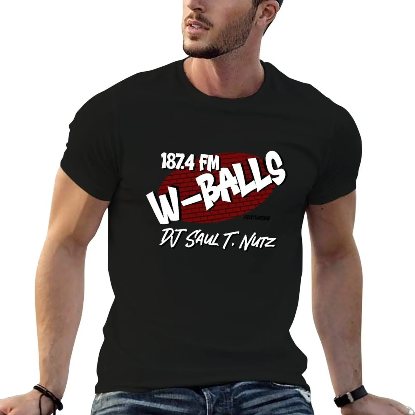 

Футболка 187.4 W-BALLS, футболки с аниме, хлопковая футболка большого размера, мужская футболка