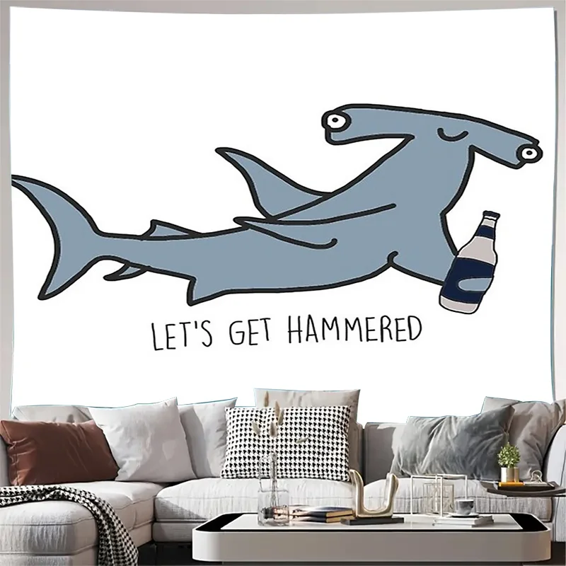 Ocean Vibes Tapestry Sea Turtle Whale Beach Wall Hanging Dorm Decor Coastal Surfboard Tropical Room Aesthetic Vibes Gift