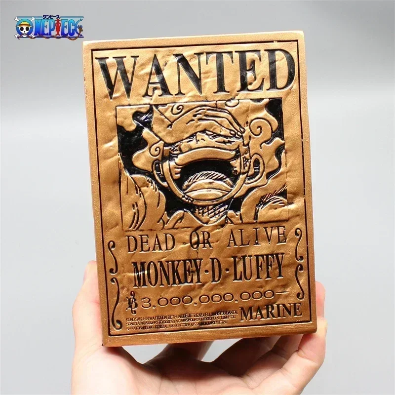 Anime One Piece Gk Superbomb Gear 5 Nica Luffy Vintage Wanted Warrant Posters Figurines Monkey D Luffy Action Figure Kids Gift