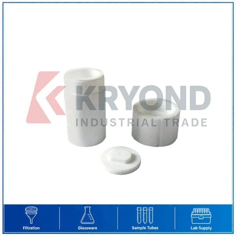 50mL PTFE Microwave Digestion Vessel High Pressure Teflon Acid Container for COD Sample Analysis Laboratory Use for Lab Testing