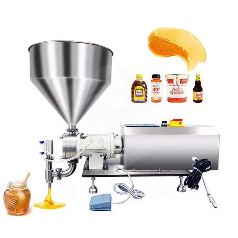 

39 Semi Automatic Servo Lobe Rotor Pump Piston Bottle Liquid Oil Honey Cream Sauce Paste Filling Packing Filler Supplier