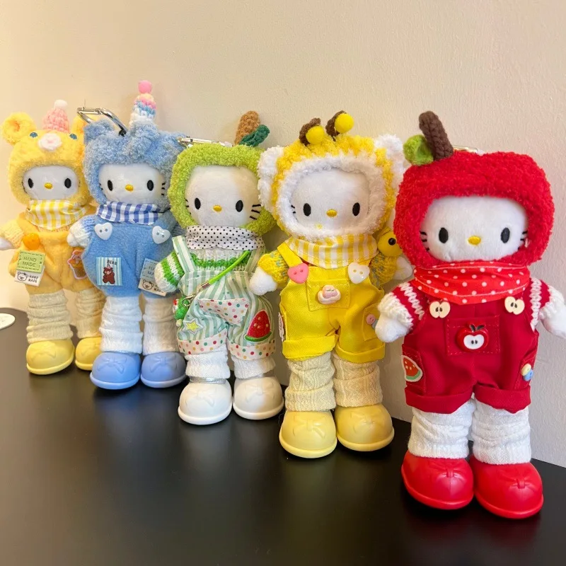 

Hello Kitty Long Legs Cute Plush Headset Strap Pants Dress up Keychain Bag Pendant Children's Fan Birthday Gift