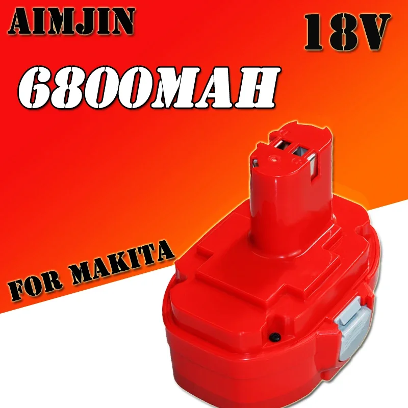 

New Garden Power Tool Accessories 18V Battery Makita 6800mAH Ni-MH Pa18 1822 1823 1834 1835 192827-3 192829-9 193159-1 193140-2