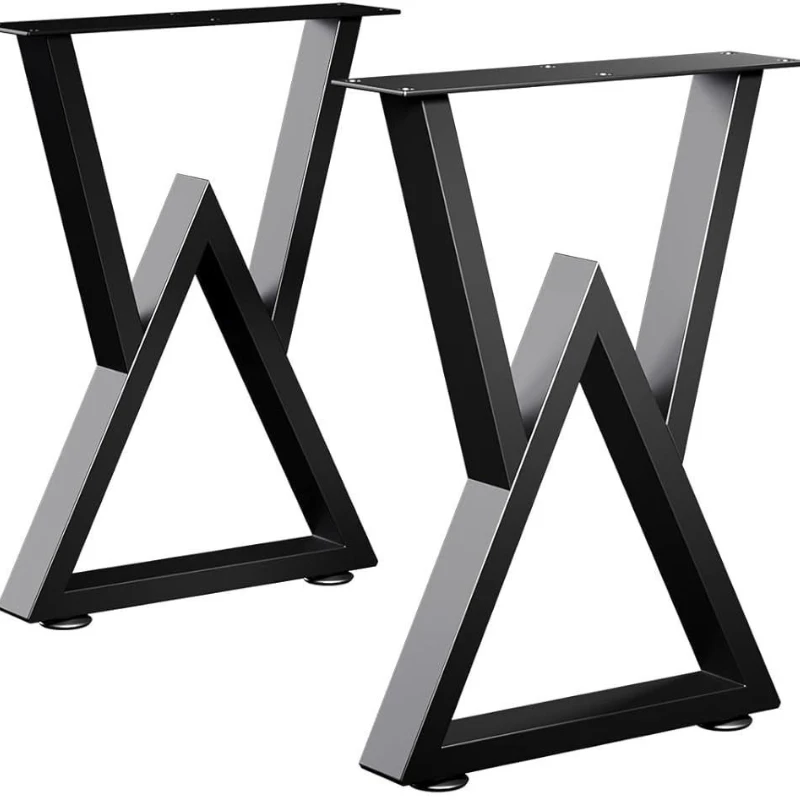 

Metal coffee table legs stool legs set of 2 black furniture legs 2 black