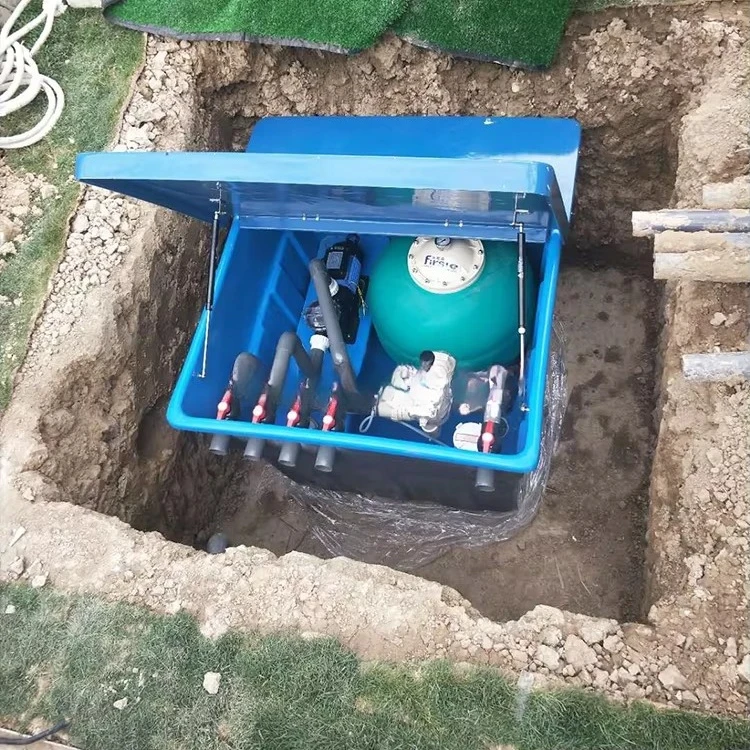 In-ground Swimming Pool Filtration Equipment Full-automatic Water Treatment All-in-one Machine High Flow Purification