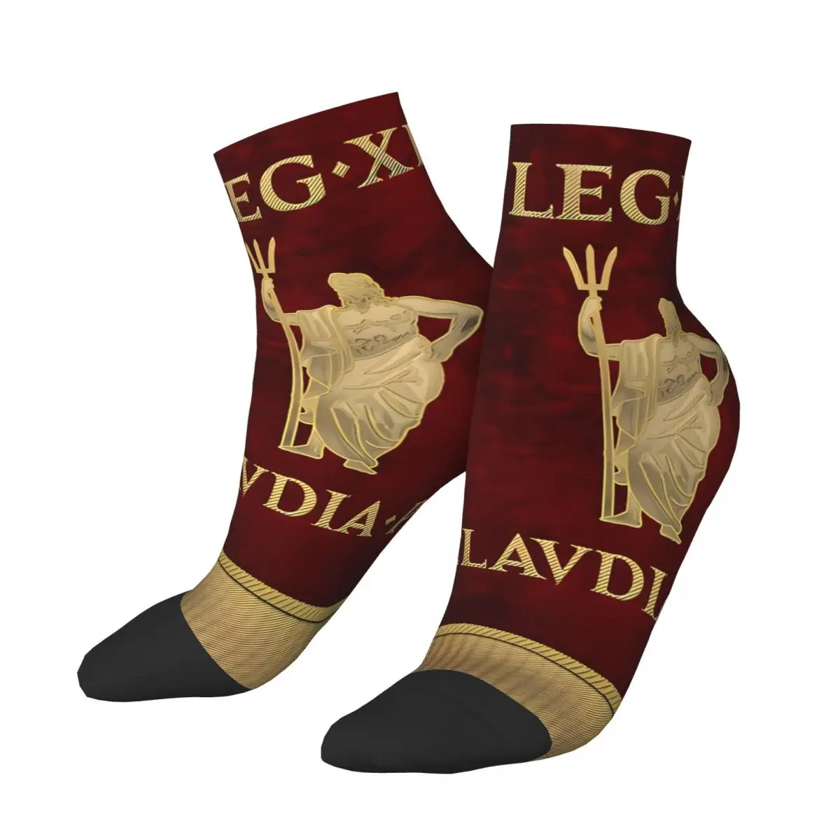 Features Men's Ankle Socks Ancient Romans Unisex Street Style Pattern Printed Happy Low Sock Gift