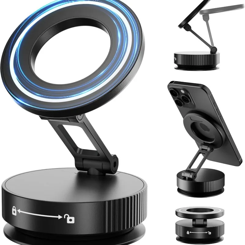

Mobile phone magnetic suction bracket, button to relieve emotions Double-sided magnet bracket