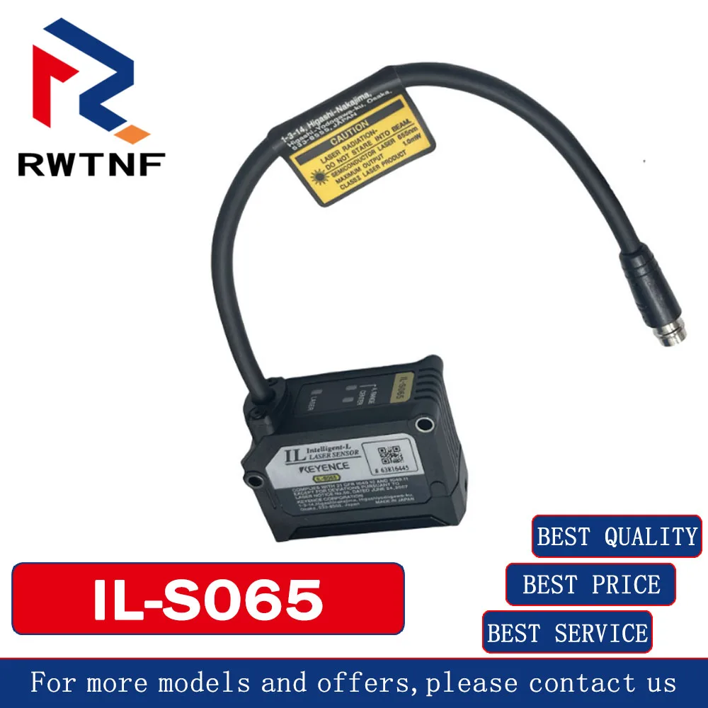Brand New Genuine IL-S065 KEYENCE laser displacement sensor，warehouse stock