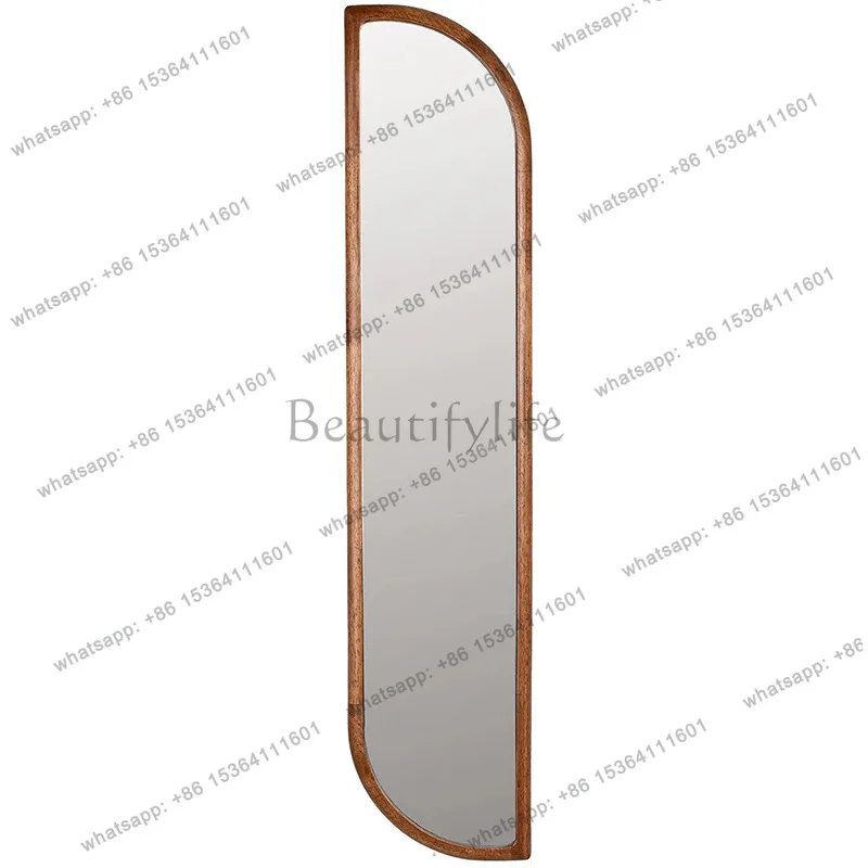 French medieval special-shaped full-body mirror household floor-to-ceiling fitting mirror