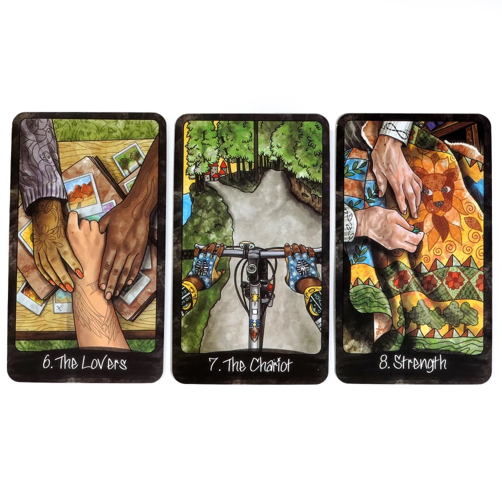 Z ręki Tarot Deck 78pcs karta Deck wersja podróżna kieszonkowy rozmiar przeznaczona dla wszystkich poziomów entuzjastów