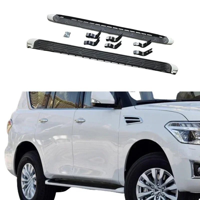 Running Boards, Side Step For Patrol Y62 , SUV Foot Pedal Board, Nerf Bar, For Nissan Patrol Y62 2010 2011 2012 2013 2014