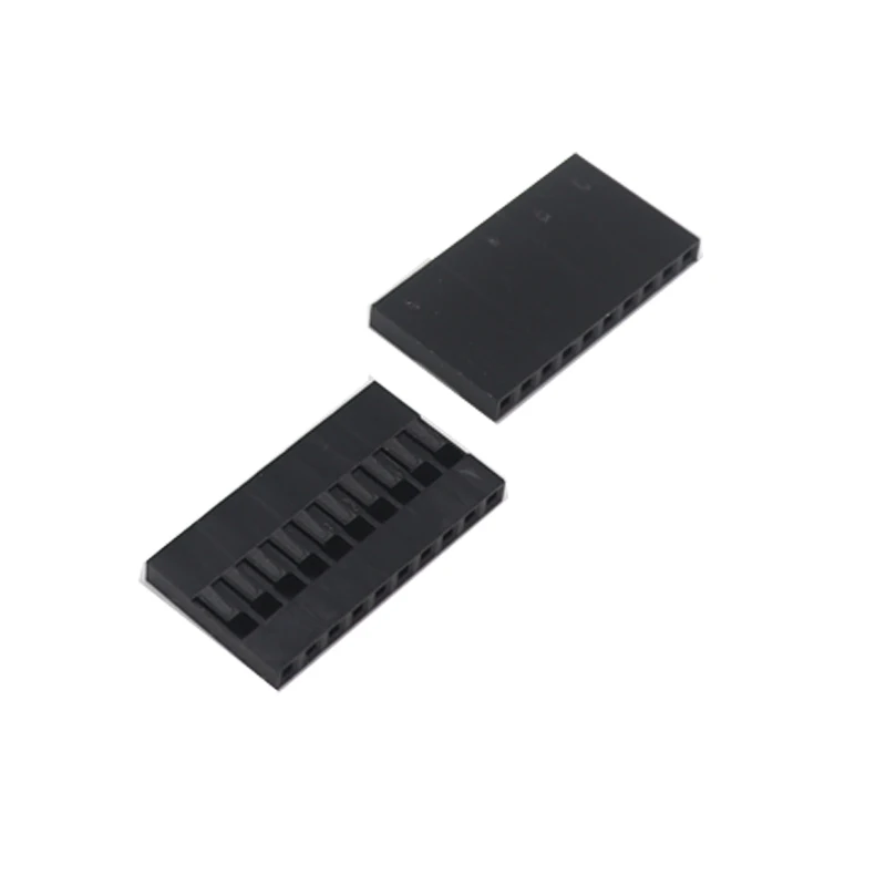 【50-10PCS】2.54mm Dupont Connector 2.54 Single Row Plastic Shell Plug 1P 2P 3P 4P 5P 6P 7P 8P 9P 10P With Female Terminal - Image 6